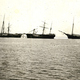 Ships washed ashore on Dog Island after the 1899 Carrabelle hurricane.